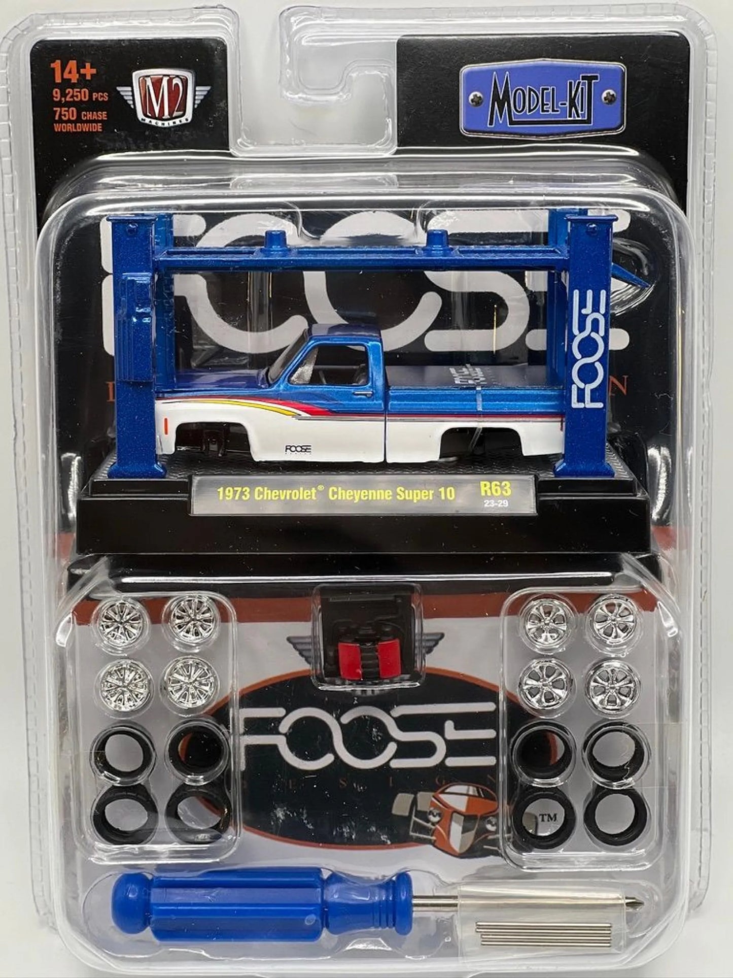 Kit modèle M2 Machines 1973 Chevrolet Cheyenne Super 10 Chip FOOSE R63 - 23-29