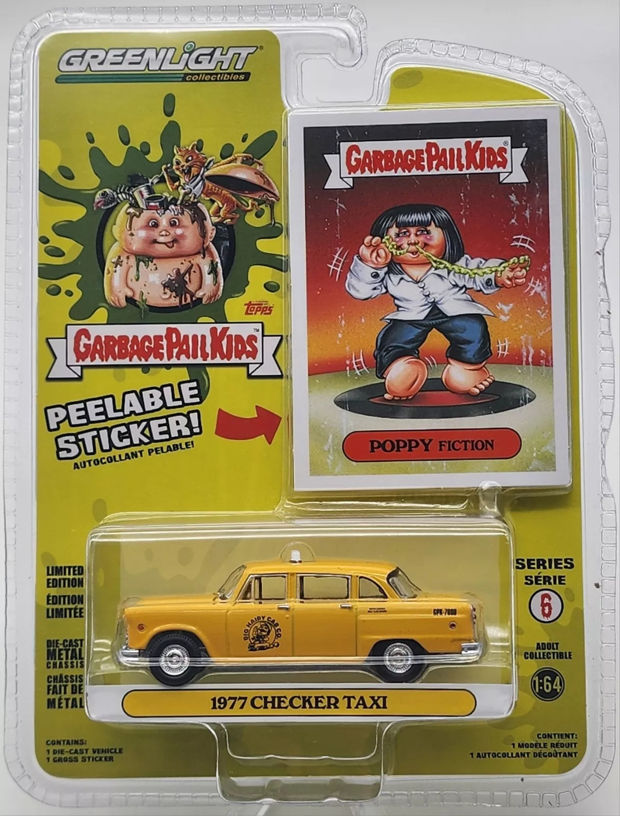 Greenlight Collectibles - Surtido de Garbage Pail Kids® Serie 6 (1/64) 54100 - Set de seis (6) piezas