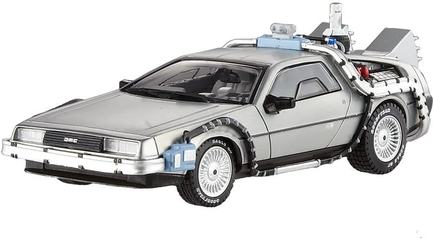 Hot Wheels Elite Delorean DMC-12 Retour vers le futur : Machine à voyager dans le temps avec Mr. Fusion - BCK08