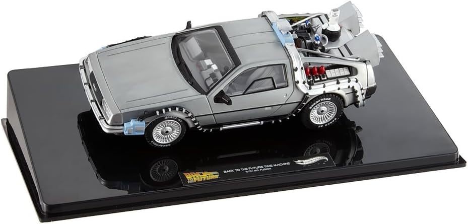 Hot Wheels Elite Delorean DMC-12 Retour vers le futur : Machine à voyager dans le temps avec Mr. Fusion - BCK08
