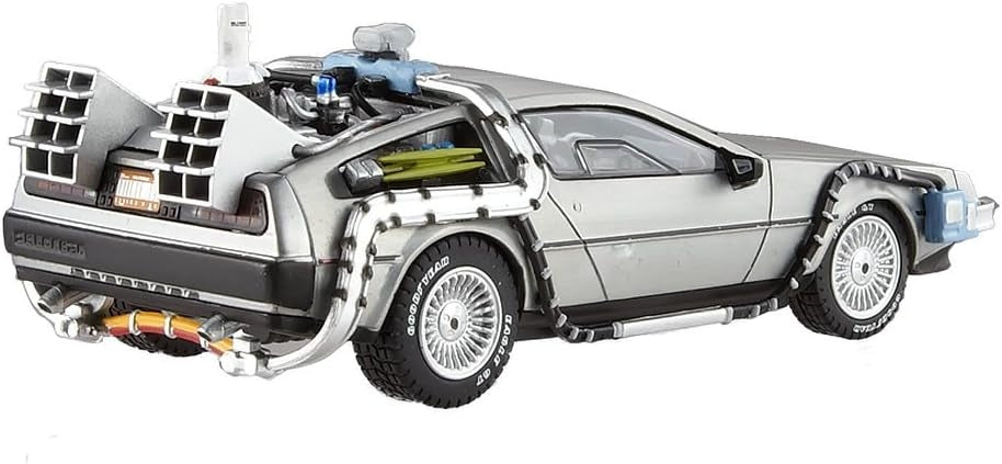 Hot Wheels Elite Delorean DMC-12 Retour vers le futur : Machine à voyager dans le temps avec Mr. Fusion - BCK08
