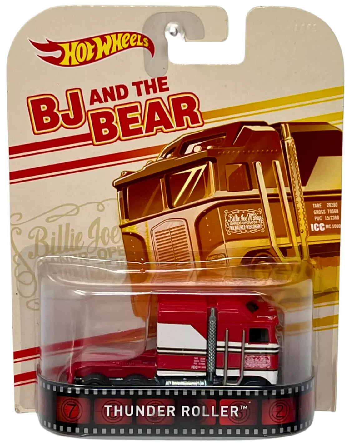Hot Wheels Thunder Roller BJ y el Oso - BDT91 - 2014