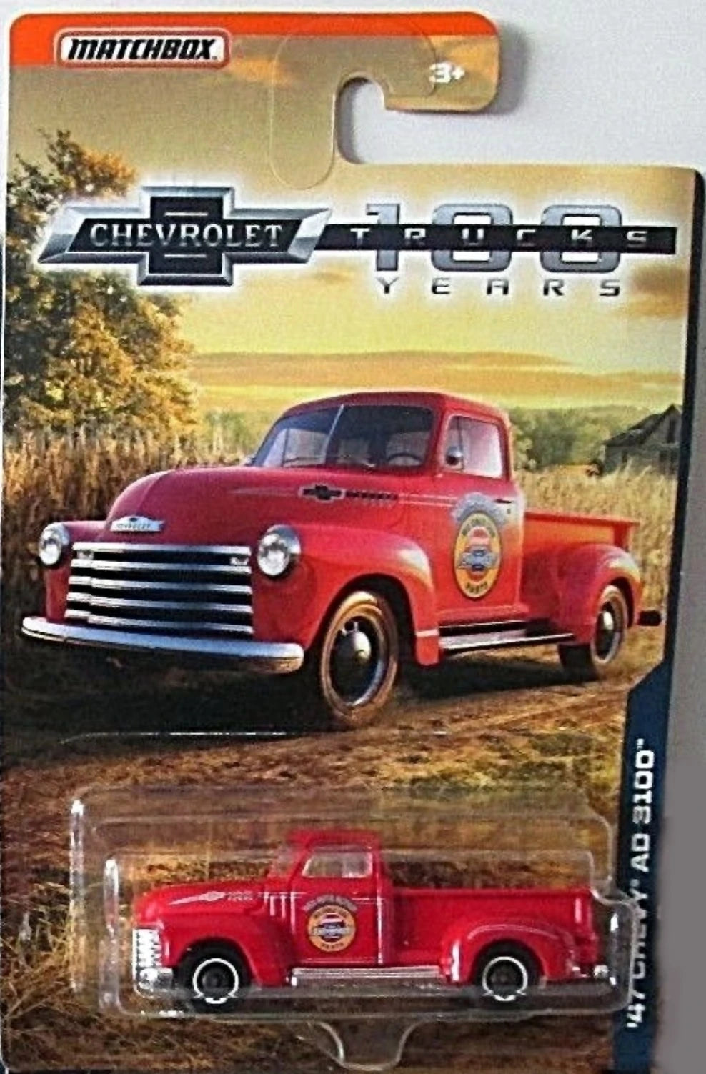 Camions Chevrolet MATCHBOX Série 100 ans 2018 - DVL53-DVL58 - Lot de six (6) - Exclusivité Walmart