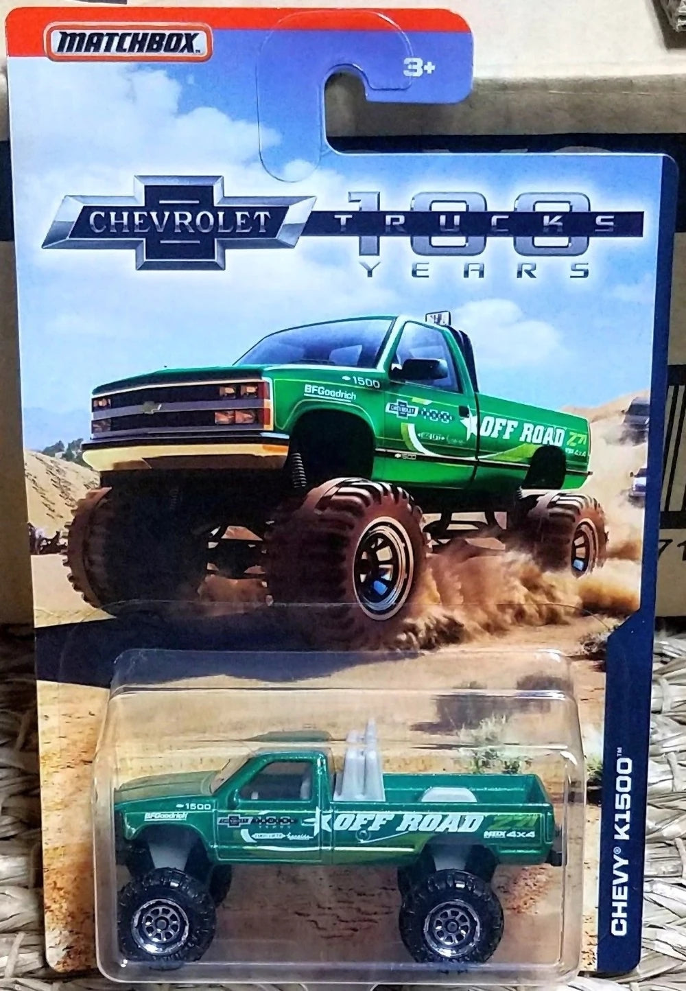 Camions Chevrolet MATCHBOX Série 100 ans 2018 - DVL53-DVL58 - Lot de six (6) - Exclusivité Walmart