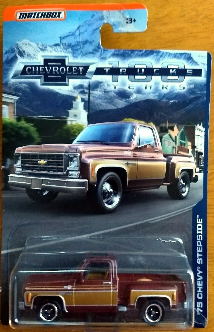 Camions Chevrolet MATCHBOX Série 100 ans 2018 - DVL53-DVL58 - Lot de six (6) - Exclusivité Walmart