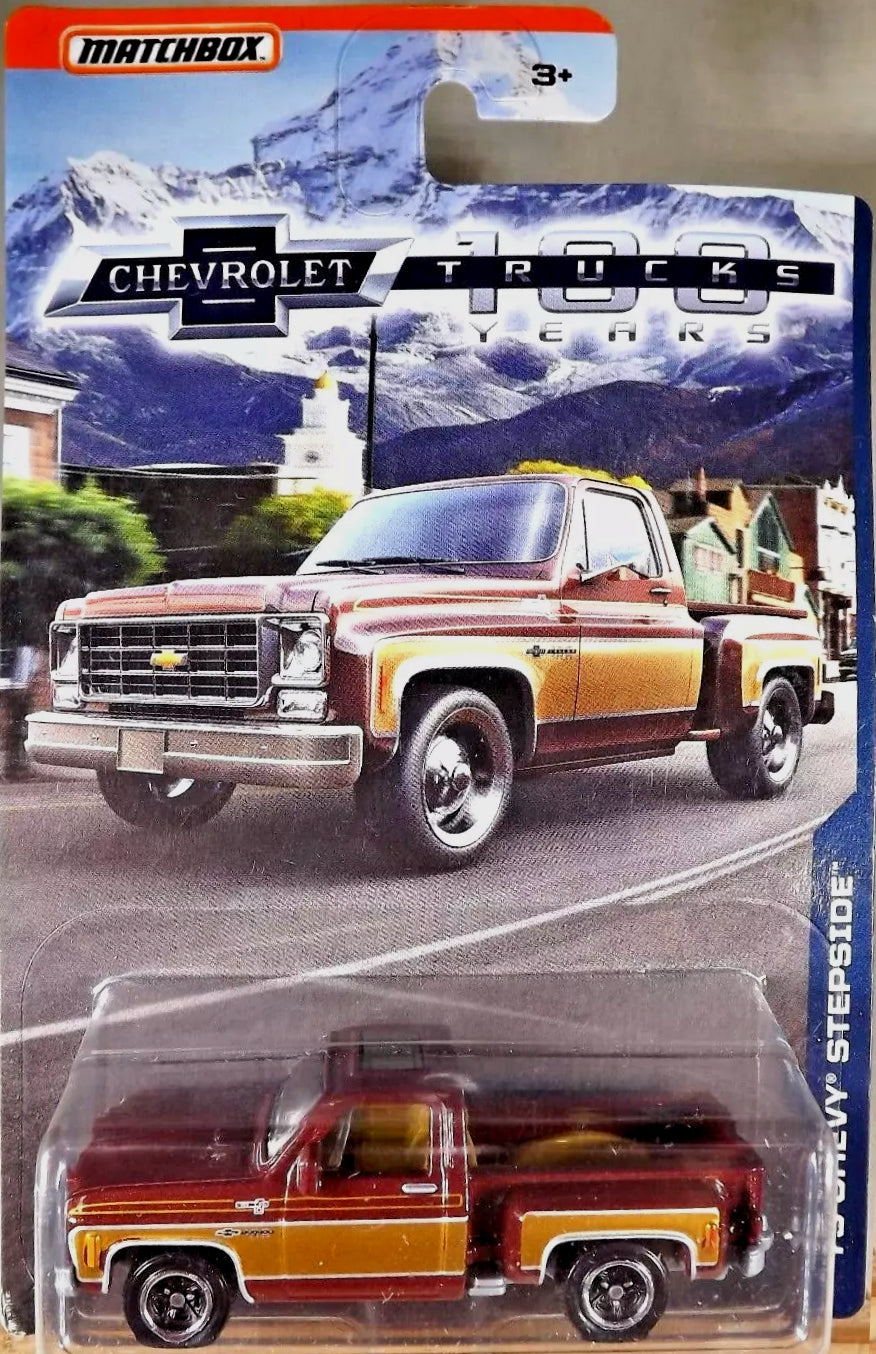 Camions Chevrolet MATCHBOX Série 100 ans 2018 - DVL53-DVL58 - Lot de six (6) - Exclusivité Walmart