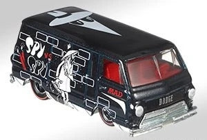 Hot Wheels Cultura Pop La Película de Super Mario Bros. Plumber Van HXF03 - Premium con Pilotos Reales - Mix 4