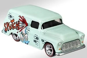 Hot Wheels Cultura Pop La Película de Super Mario Bros. Plumber Van HXF03 - Premium con Pilotos Reales - Mix 4