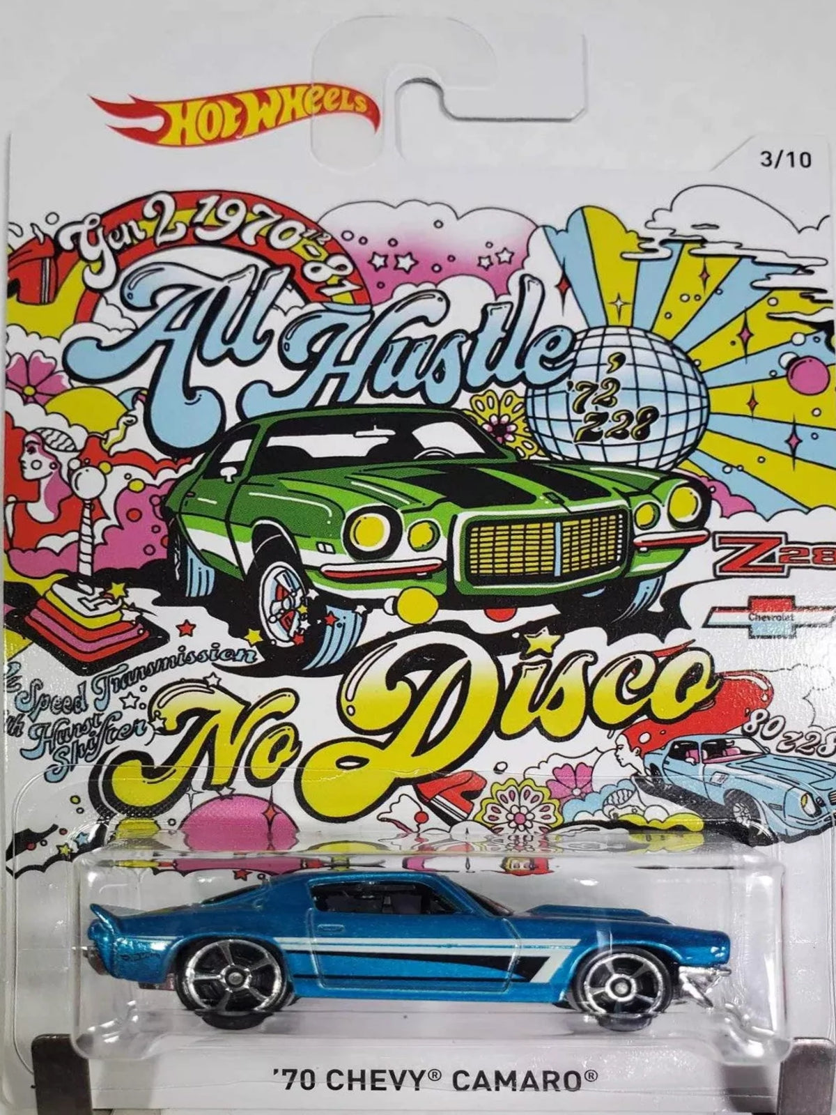 Hot Wheels 50th Anniversary Camaro Series Series 2018 - FKV71-FKV80 - Full Set
