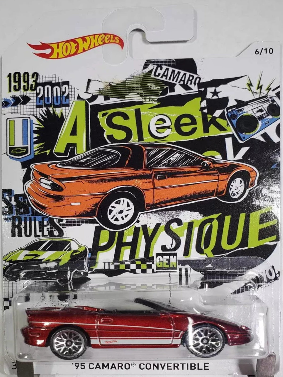 Hot Wheels 50th Anniversary Camaro Series Series 2018 - FKV71-FKV80 - Full Set