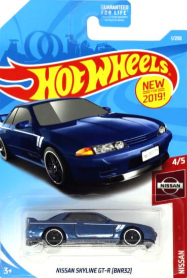 Hot Wheels Nissan Skyline GT-R (BNR32) FYB74