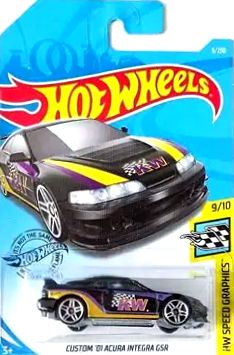 Hot Wheels Custom '01 Acura Integra GSR FYF02