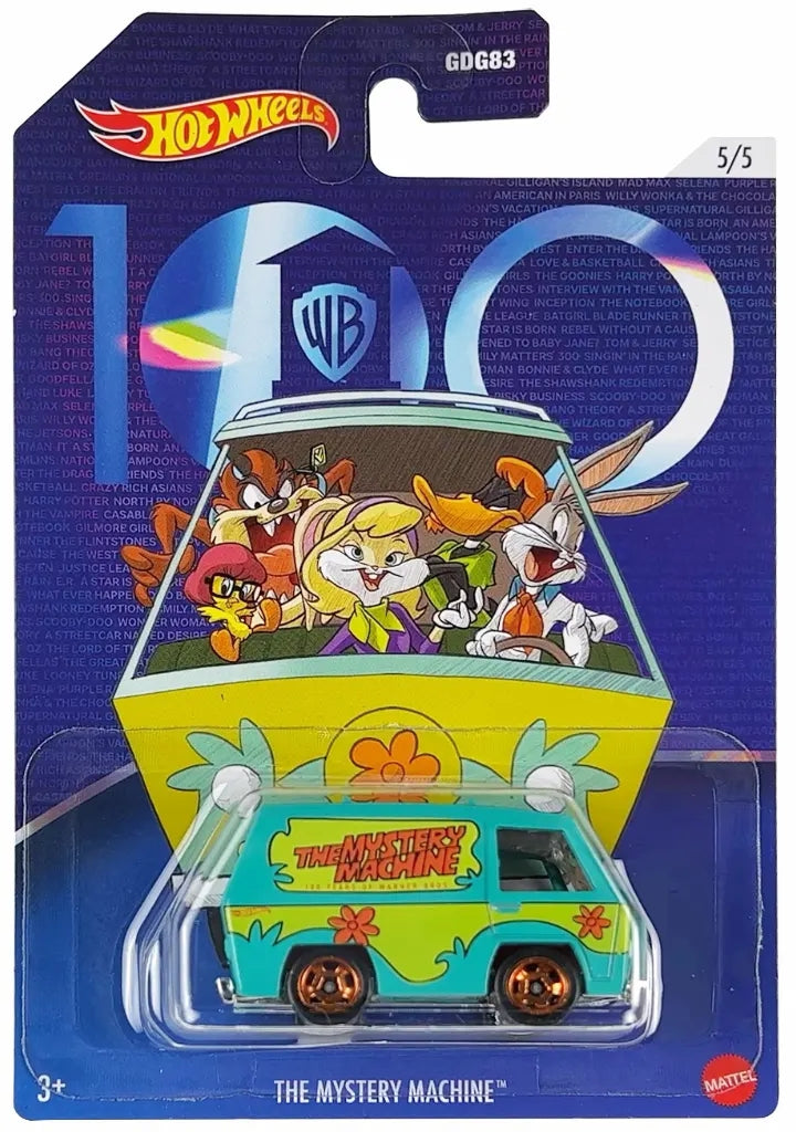 Hot Wheels Warner Bros. Serie 100.º Aniversario 2023 - GDG83-HLK29 - Conjunto completo