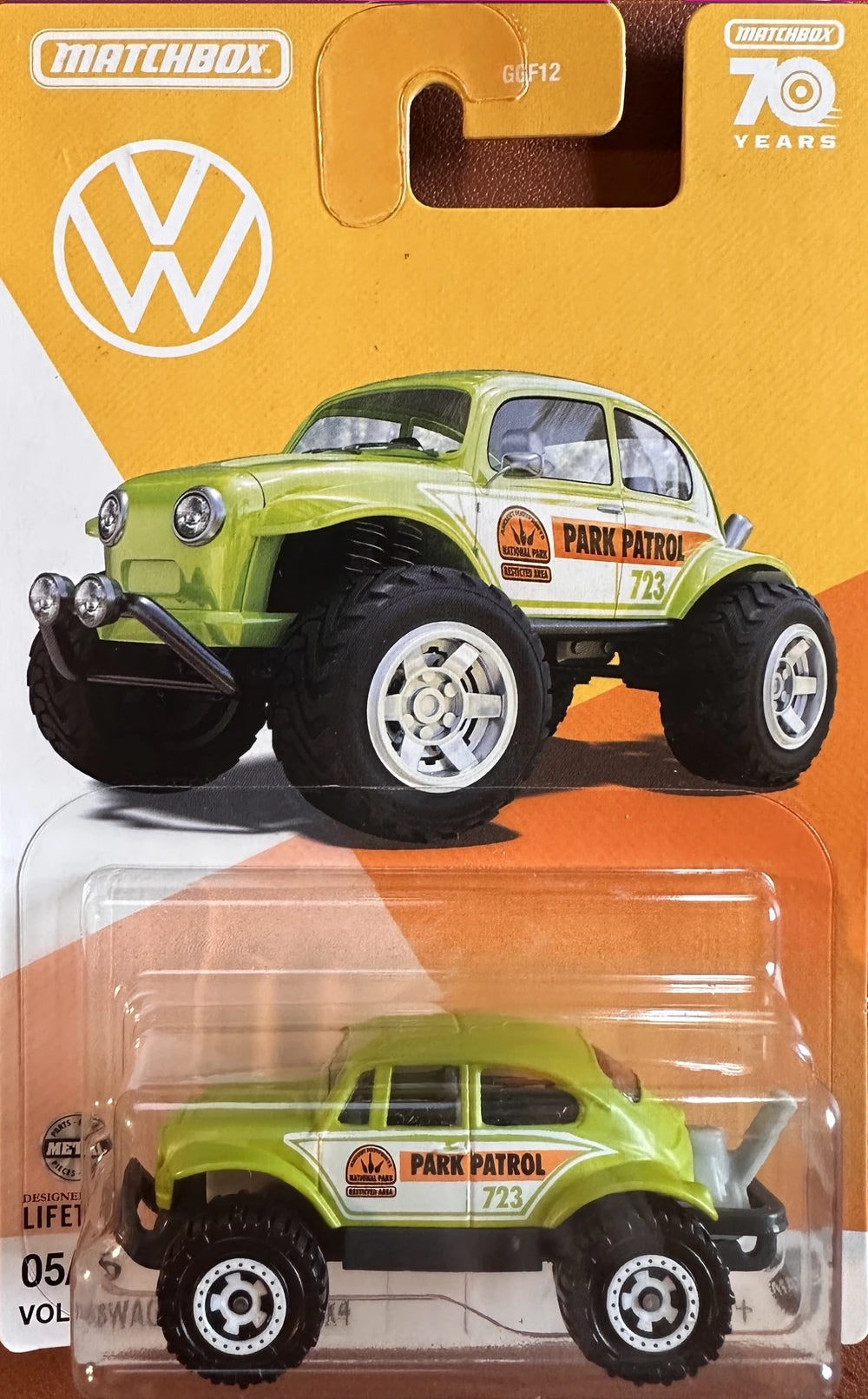 MATCHBOX Volkswagen Série GGF12-HLM68 - Ensemble de six (6) voitures - Exclusivité Walmart