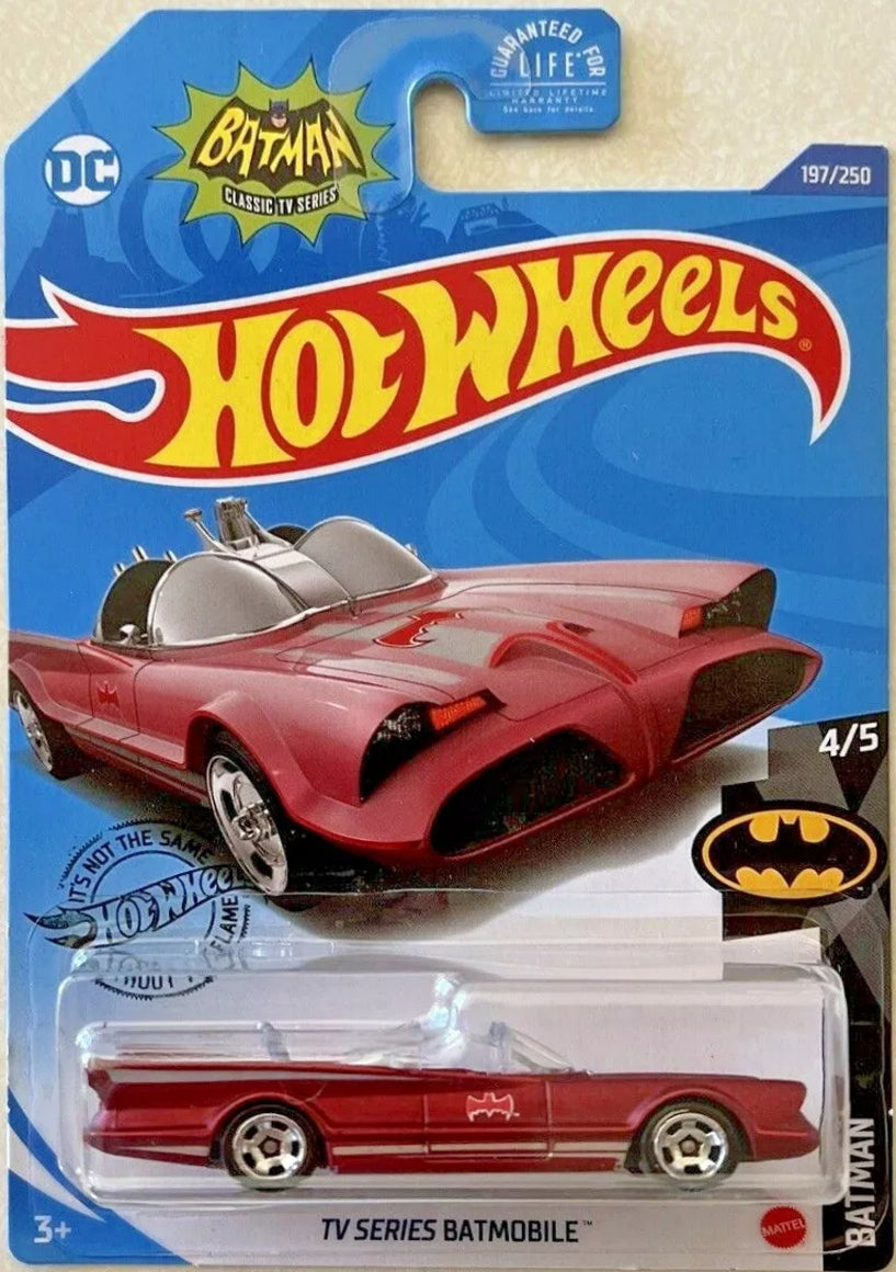 Batimóvil de la serie de televisión Hot Wheels HW Batman GHG55 - Exclusivo de Kroger