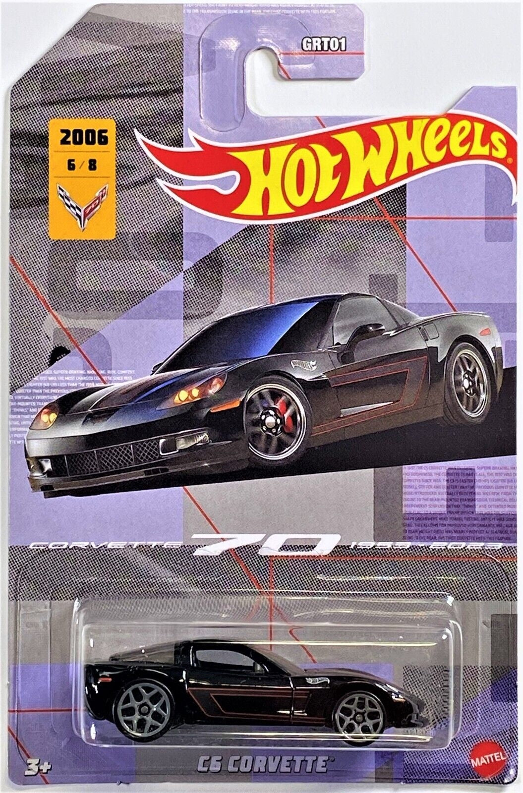 Hot Wheels 2023 Corvette Serie 70 Colección Exclusiva de Walmart - Más (+) un Hot Wheel Bonus - Conjunto Completo - GRT01-956E