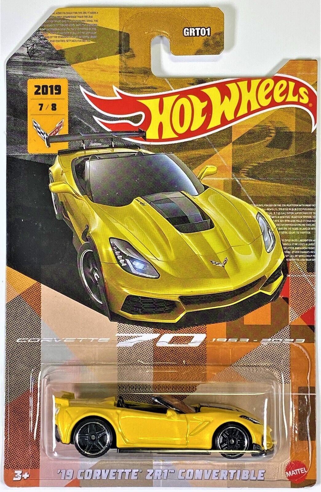 Hot Wheels 2023 Corvette Serie 70 Colección Exclusiva de Walmart - Más (+) un Hot Wheel Bonus - Conjunto Completo - GRT01-956E