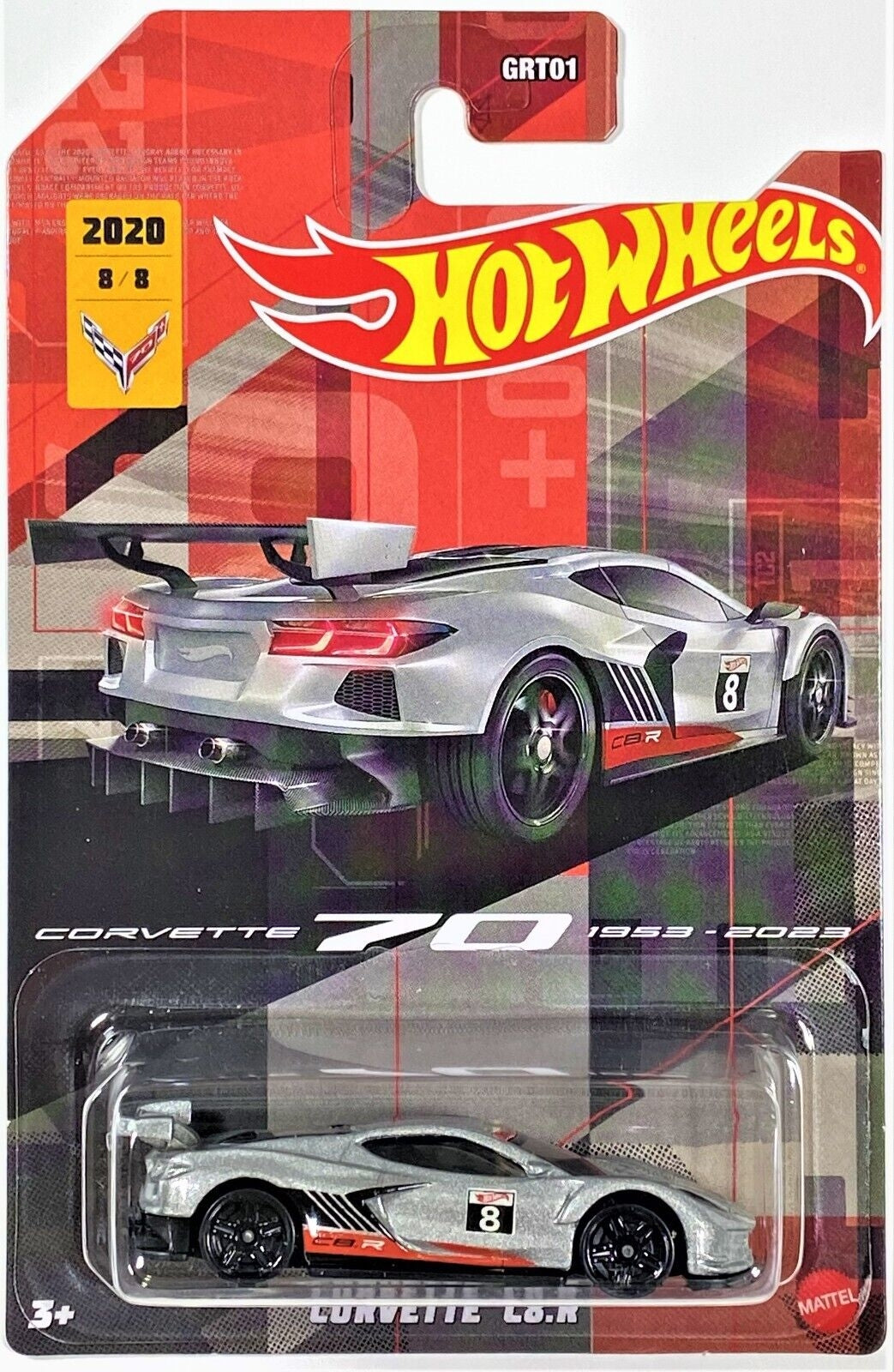 Hot Wheels 2023 Corvette Serie 70 Colección Exclusiva de Walmart - Más (+) un Hot Wheel Bonus - Conjunto Completo - GRT01-956E
