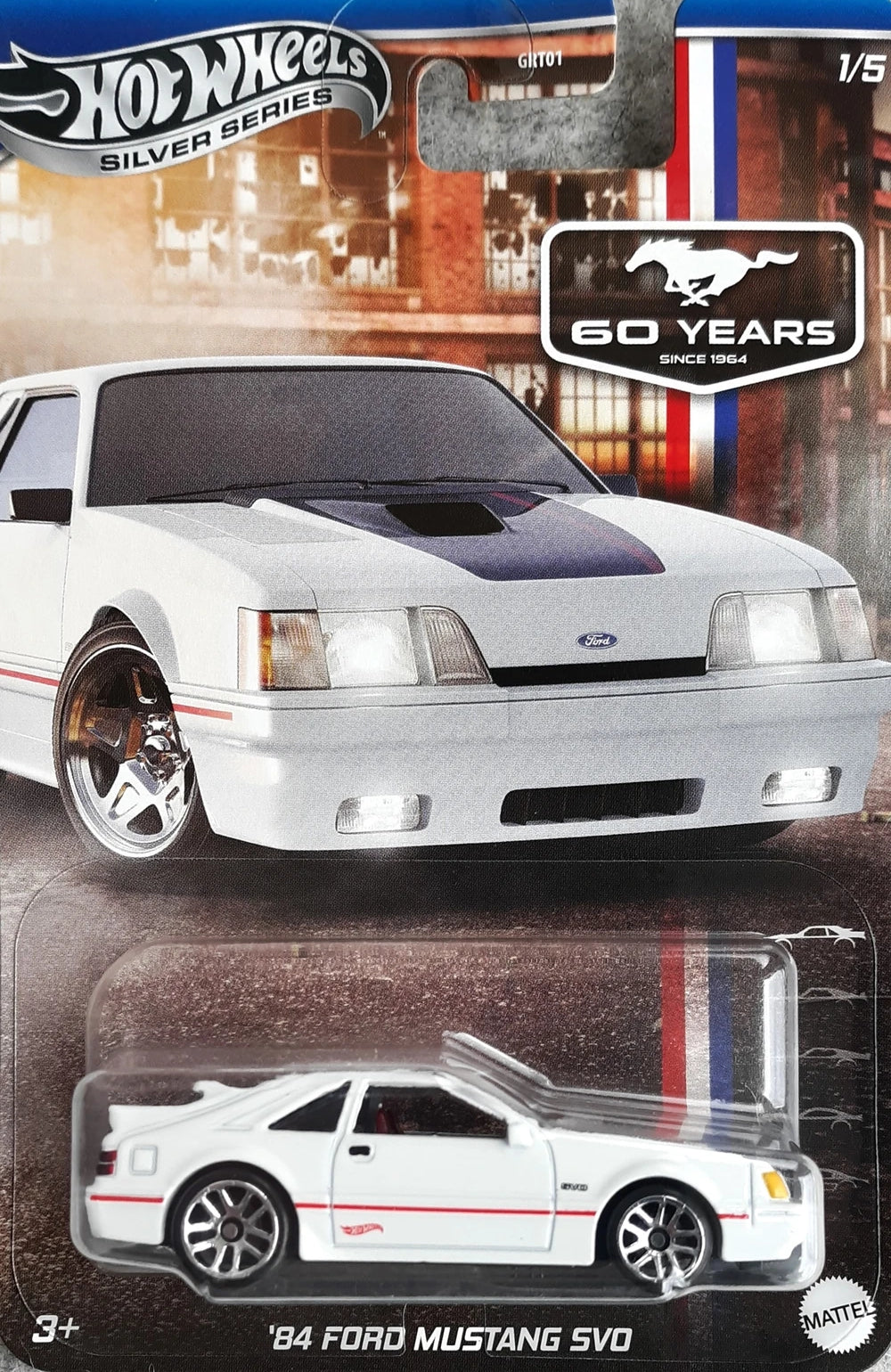 Hot Wheels Mustang 60 Years Series - Walmart Exclusive - GRT01-JBY50 - Set of Five (5) Cars