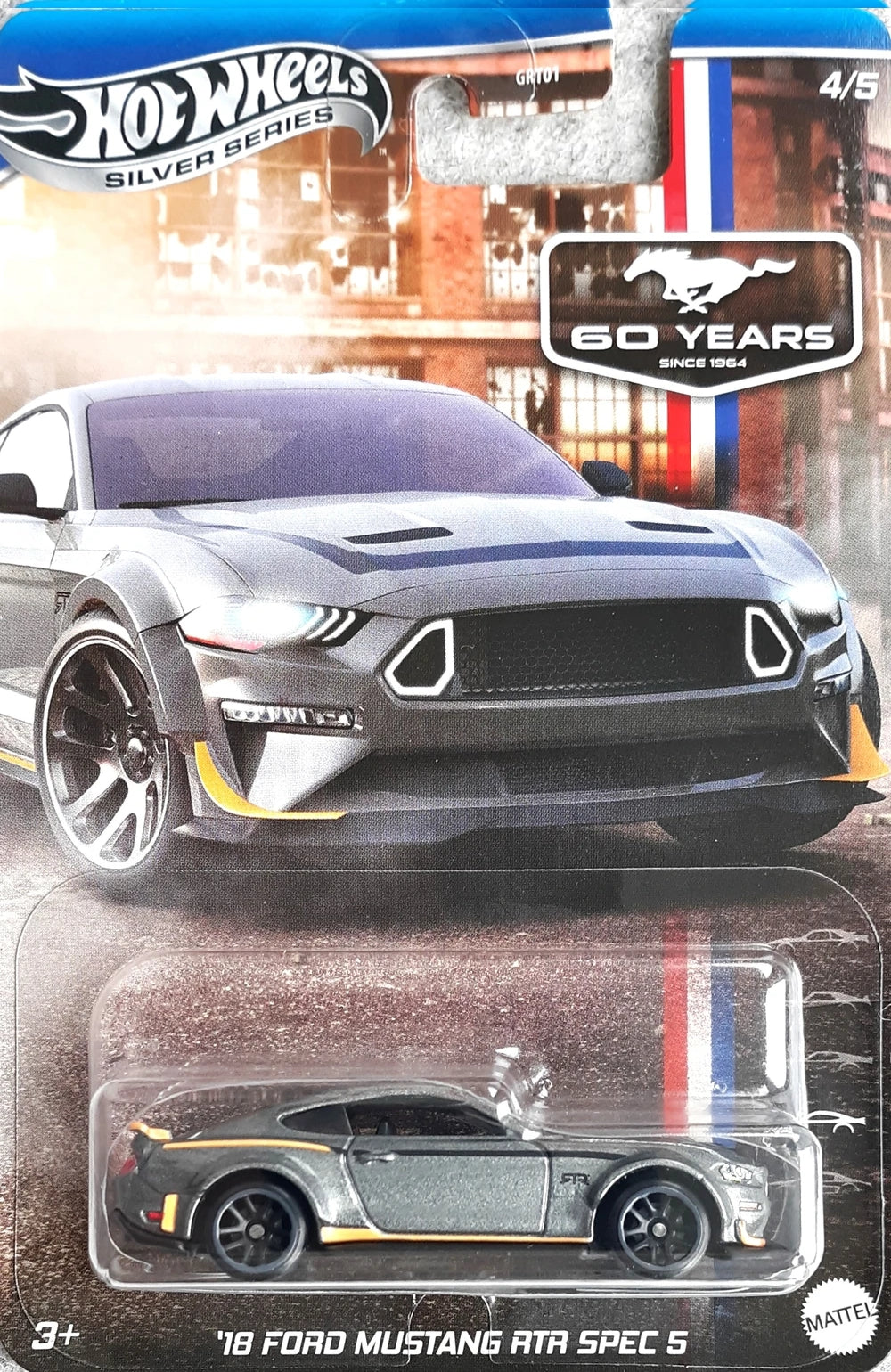 Hot Wheels Mustang 60 Years Series - Walmart Exclusive - GRT01-JBY50 - Set of Five (5) Cars