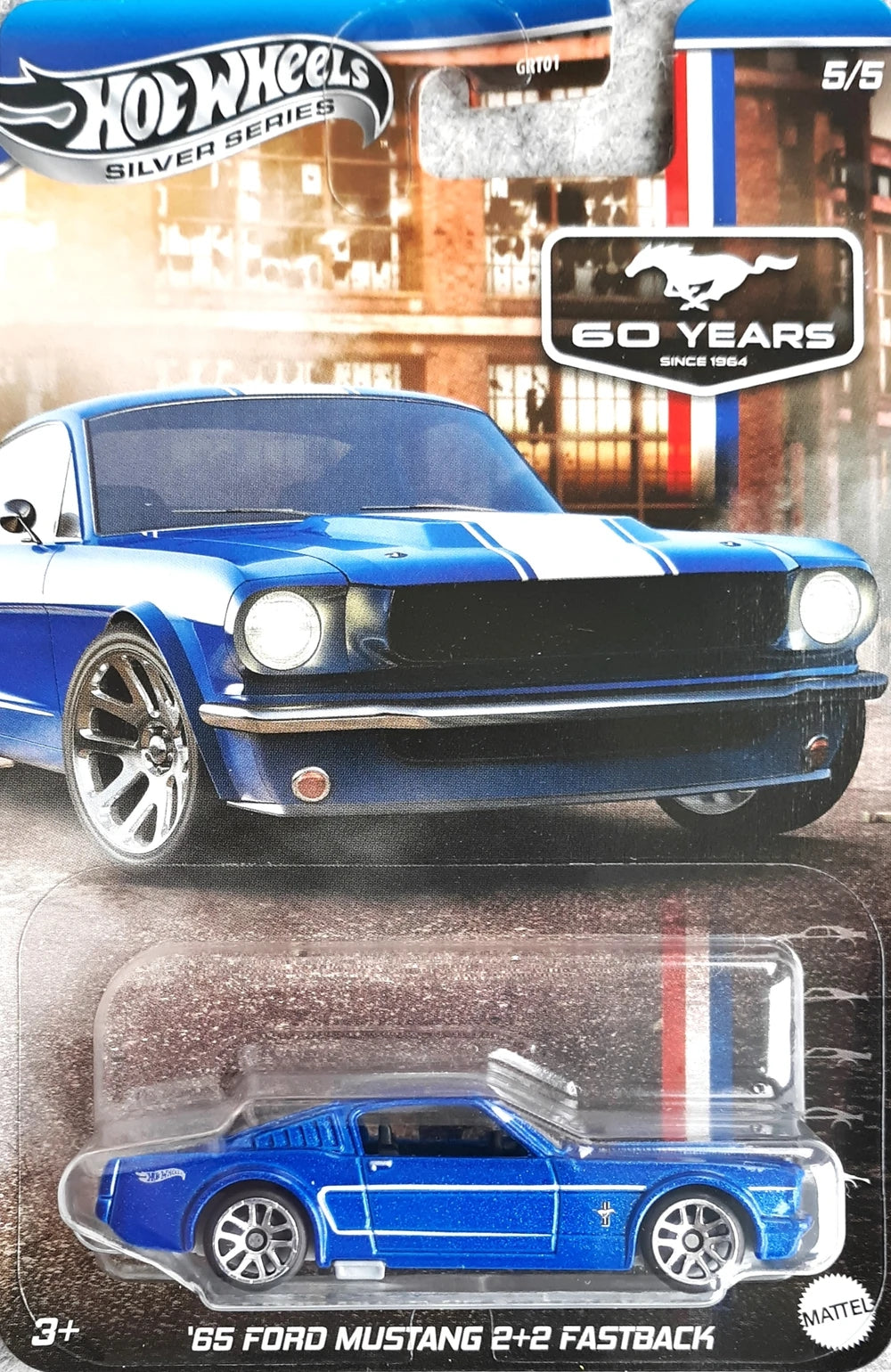Hot Wheels Mustang 60 Years Series - Walmart Exclusive - GRT01-JBY50 - Set of Five (5) Cars