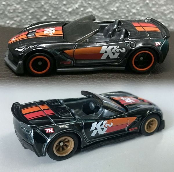 Hot Wheels Corvette C7 Z06 Convertible HW Speed Graphics GTD07 - 2021 Super Treasure Hunt