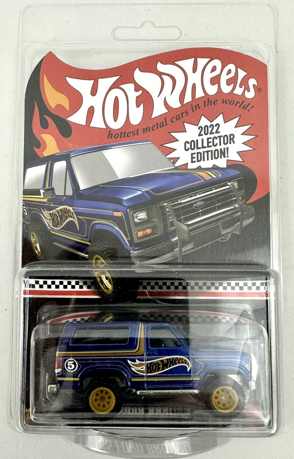 Hot Wheels 2022 Edición Coleccionista Ford Bronco '85 - Promoción exclusiva de Target - HCR80