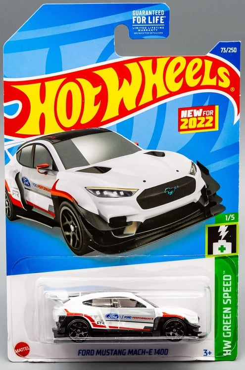 Hot Wheels Ford Mustang Mach-E 1400 HW Green Speed – HCT06