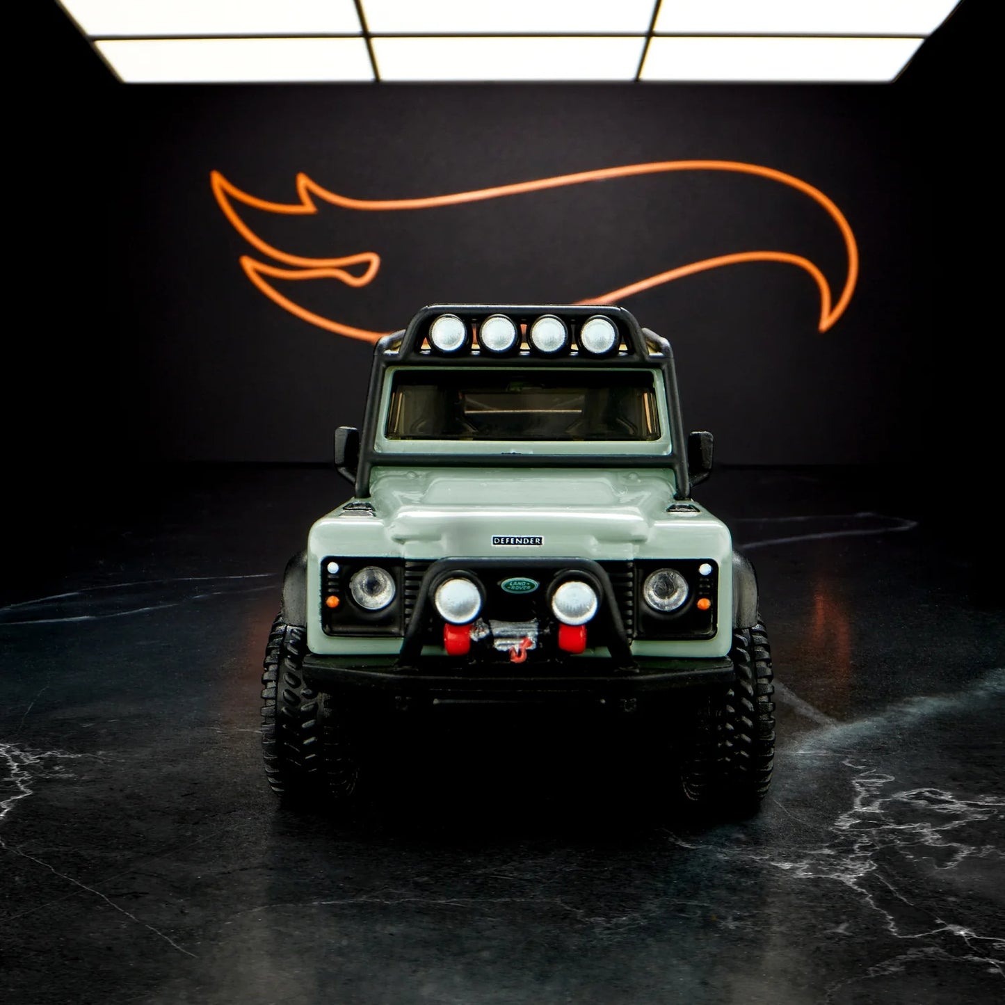 Pick-up Land Rover Defender 90 Série 64 de collection Hot Wheels Elite - HGW12