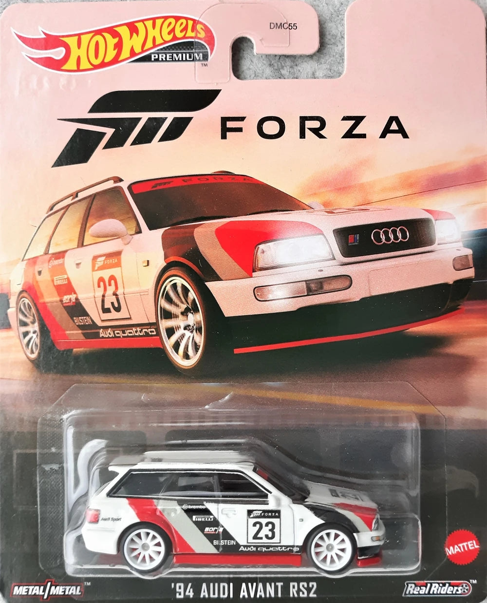 Hot Wheels Forza '94 Audi Avant RS2 HKC32 – Premium avec de vrais pilotes