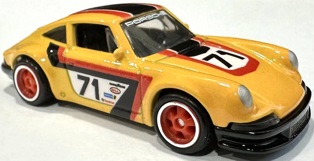 Cultura del automóvil Hot Wheels: Envidia exótica, Porsche 911 HKC80 '71 - Premium con pilotos reales