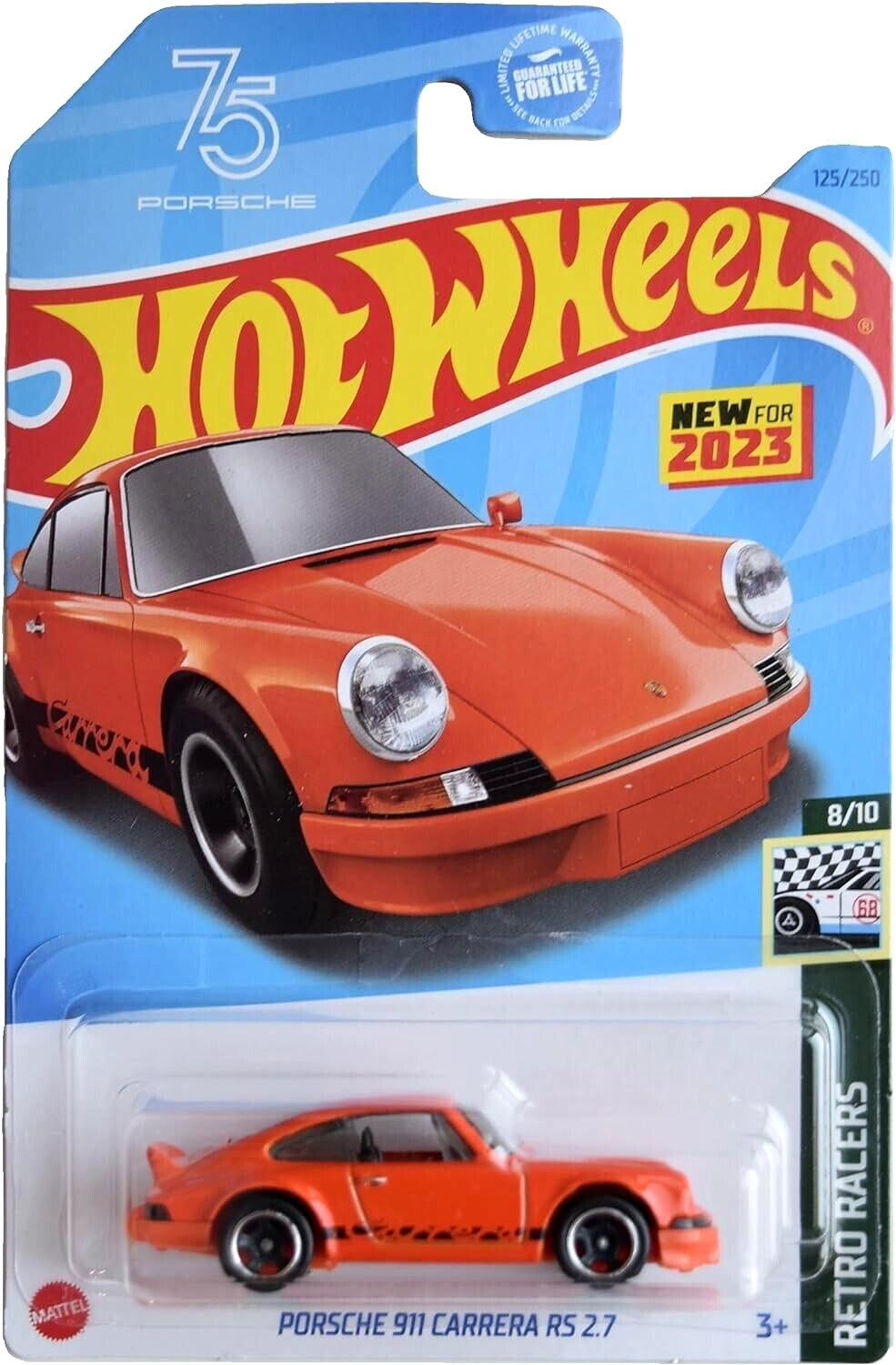 Hot Wheels Porsche 911 Carrera RS 2.7 HW Retro Racers HKJ82