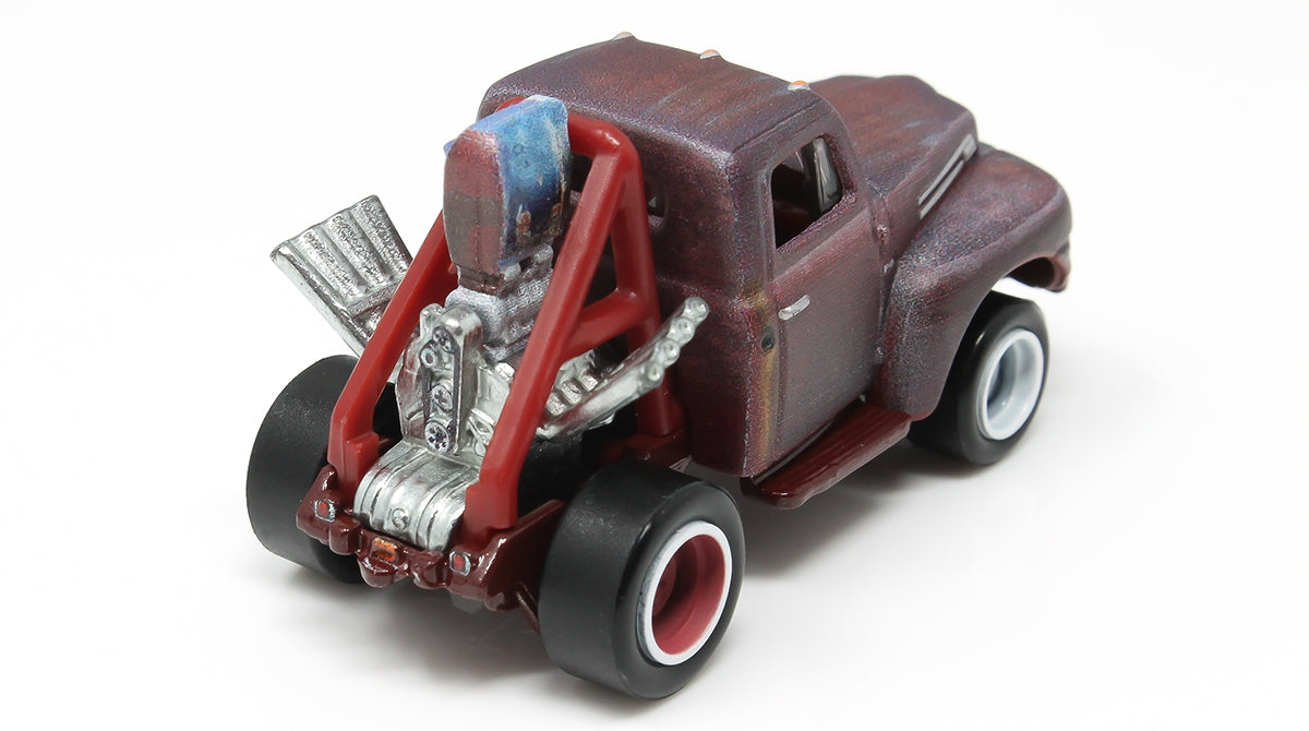 Hot Wheels Ford F6 Roadkill Stubby Bob HKN08 de 1950 - Premium con pilotos reales - Motor Trend