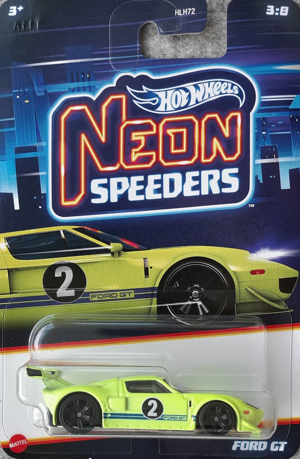 Hot Wheels Neon Speeders Series - 2024 Mix 2 - Exclusivo de Walmart - HLH72-HRW75 - Conjunto de ocho (8) autos