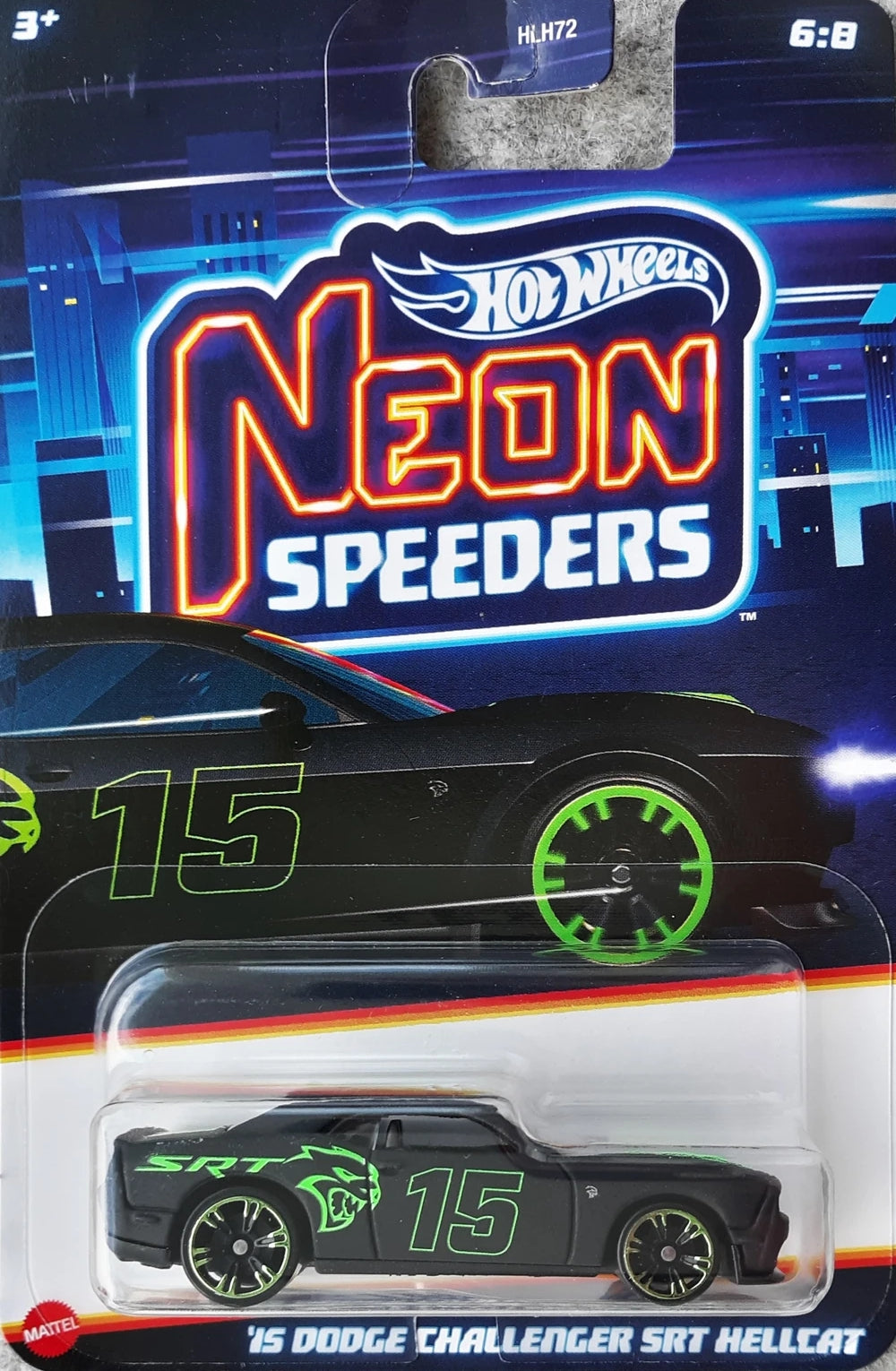 Hot Wheels Neon Speeders Series - 2024 Mix 2 - Exclusivo de Walmart - HLH72-HRW75 - Conjunto de ocho (8) autos