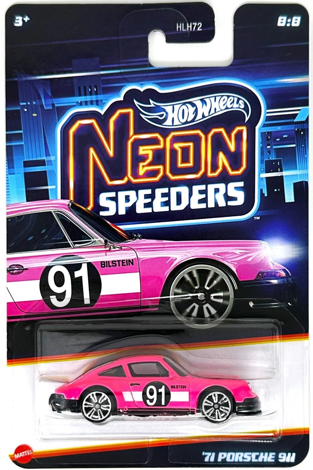 Hot Wheels Neon Speeders Series - 2024 Mix 2 - Exclusivo de Walmart - HLH72-HRW75 - Conjunto de ocho (8) autos