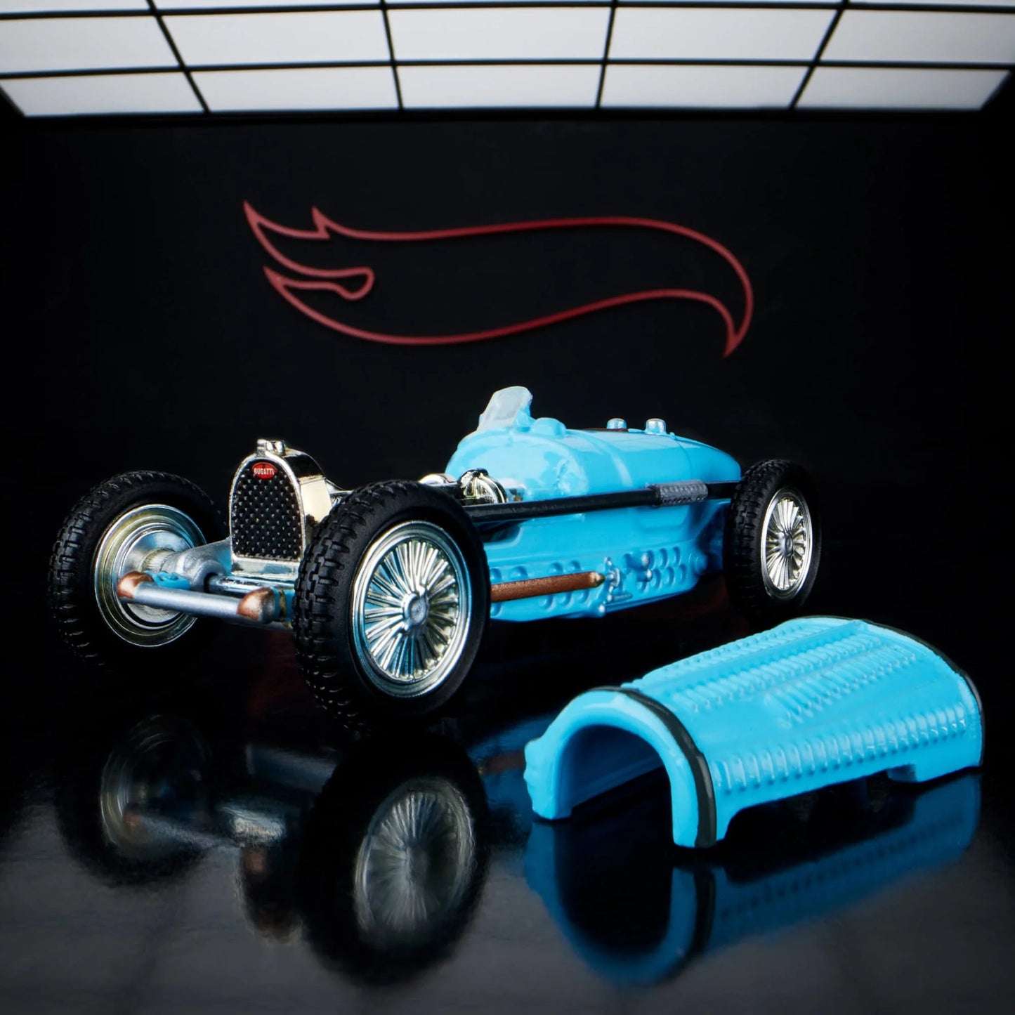 Bugatti Tipo 59 de Hot Wheels Collectors Elite 64 - HNJ62