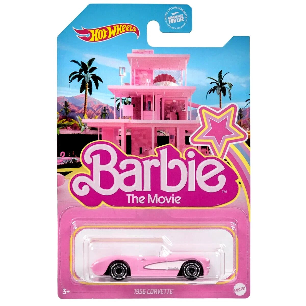 Hot Wheels Corvette 1956 - Edición especial de Barbie: La Película HPR54
