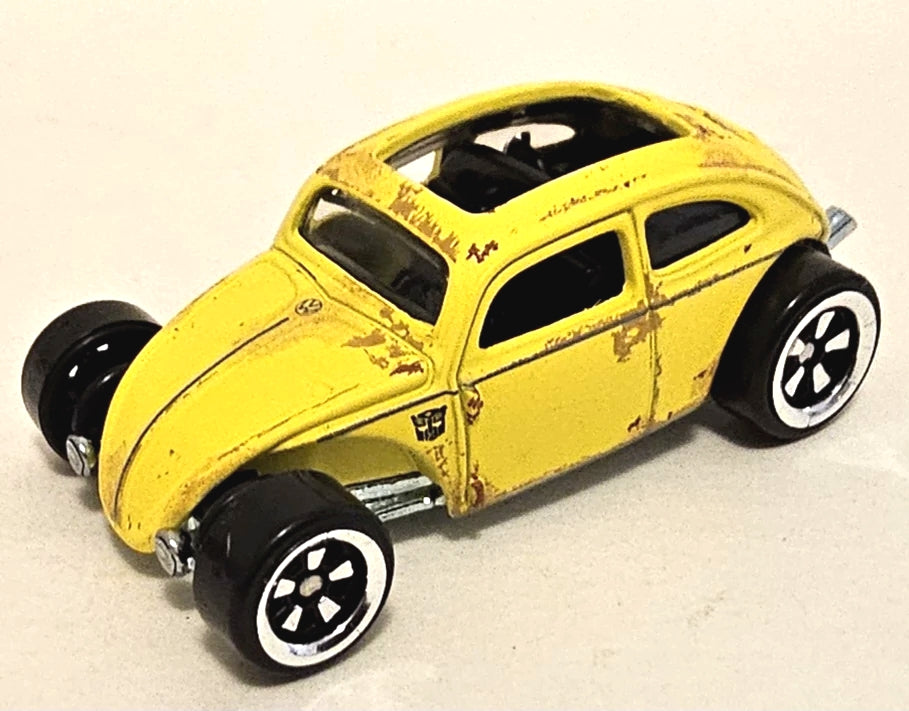 Volkswagen Beetle HW Transformers HRV58 personalizado de Hot Wheels - Exclusivo de Walmart - Bumblebee