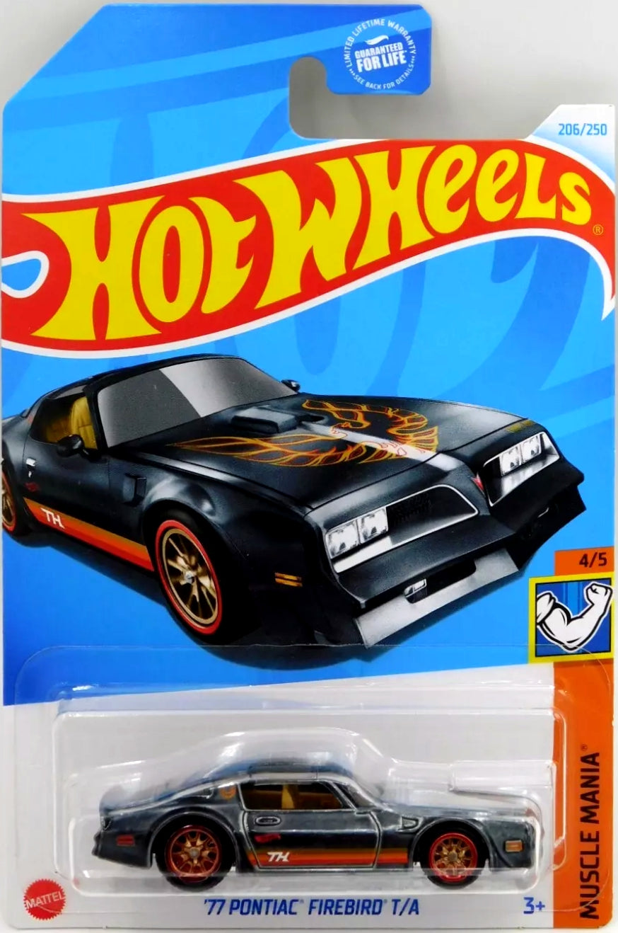 Hot Wheels '77 Pontiac Firebird T/A HW Muscle Mania HTF40 - 2024 Super Treasure Hunt