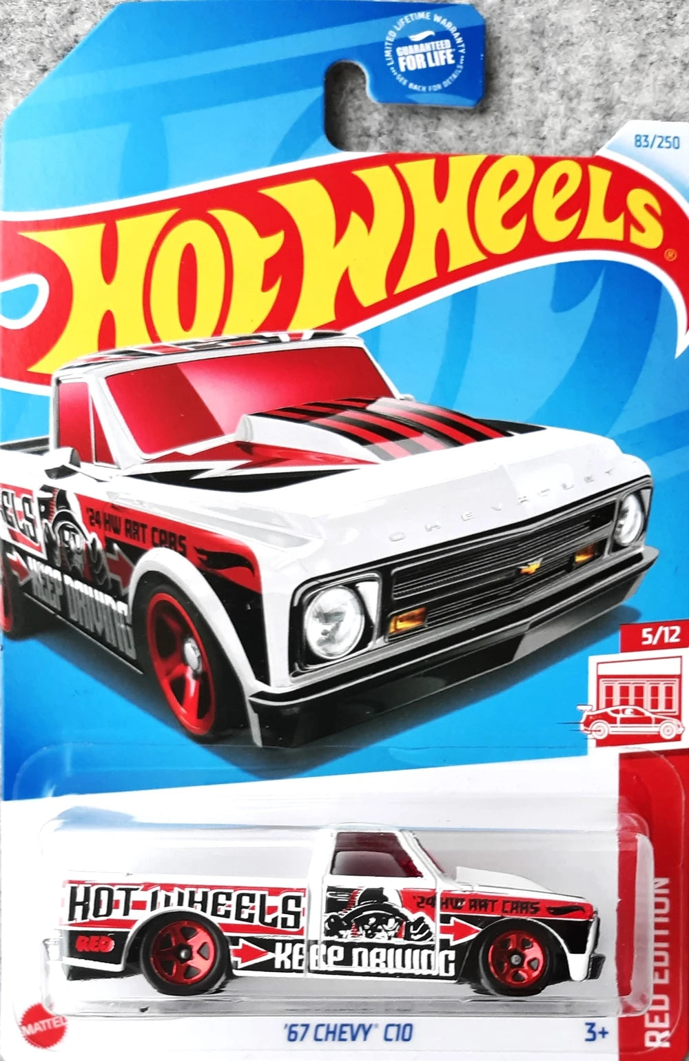 Hot Wheels 67 Chevy C10 HW Red Edition HTF77 Target Exclusive Magnonus Collectibles