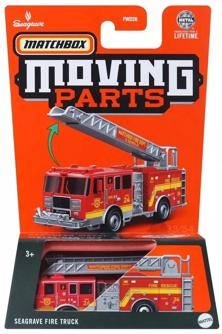 Camion de pompiers MATCHBOX Seagrave HVM99 - Série de pièces mobiles