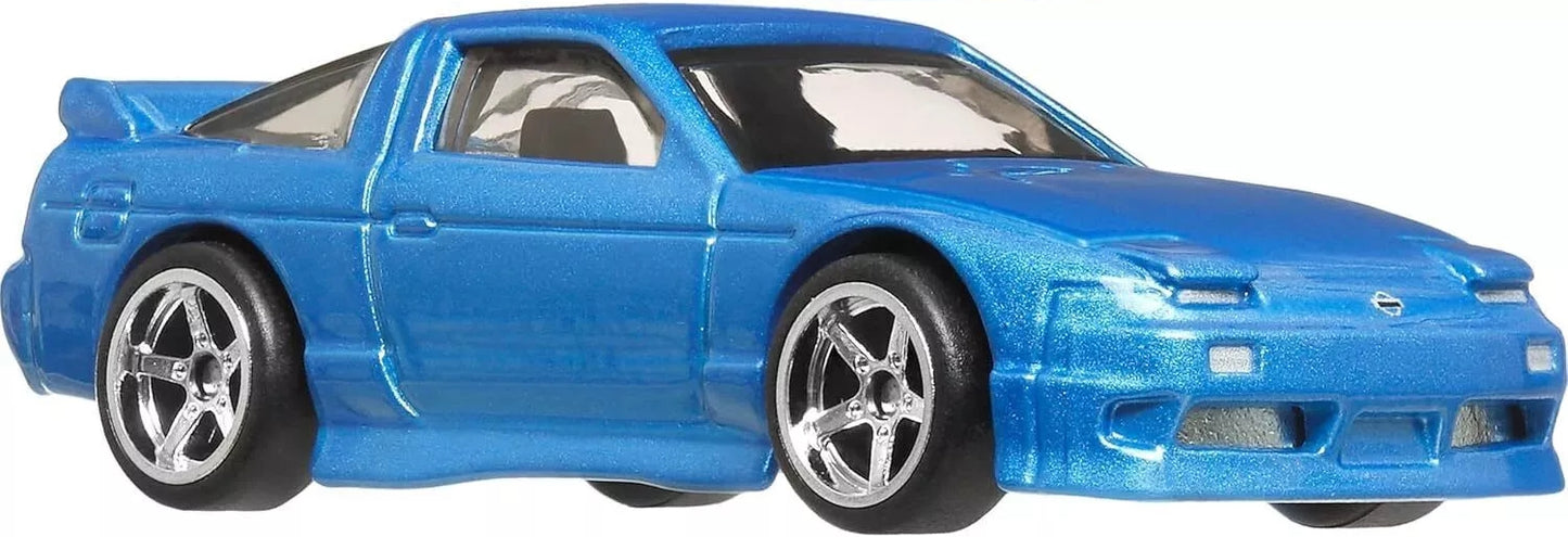 Hot Wheels Rápido y Furioso 1996 Nissan 180SX Type X HVR62 - Premium con pilotos reales
