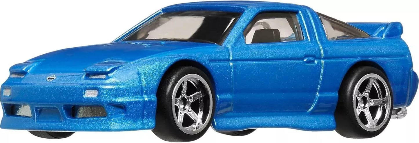 Hot Wheels Rápido y Furioso 1996 Nissan 180SX Type X HVR62 - Premium con pilotos reales