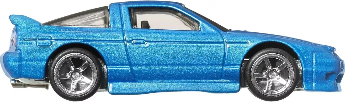 Hot Wheels Rápido y Furioso 1996 Nissan 180SX Type X HVR62 - Premium con pilotos reales