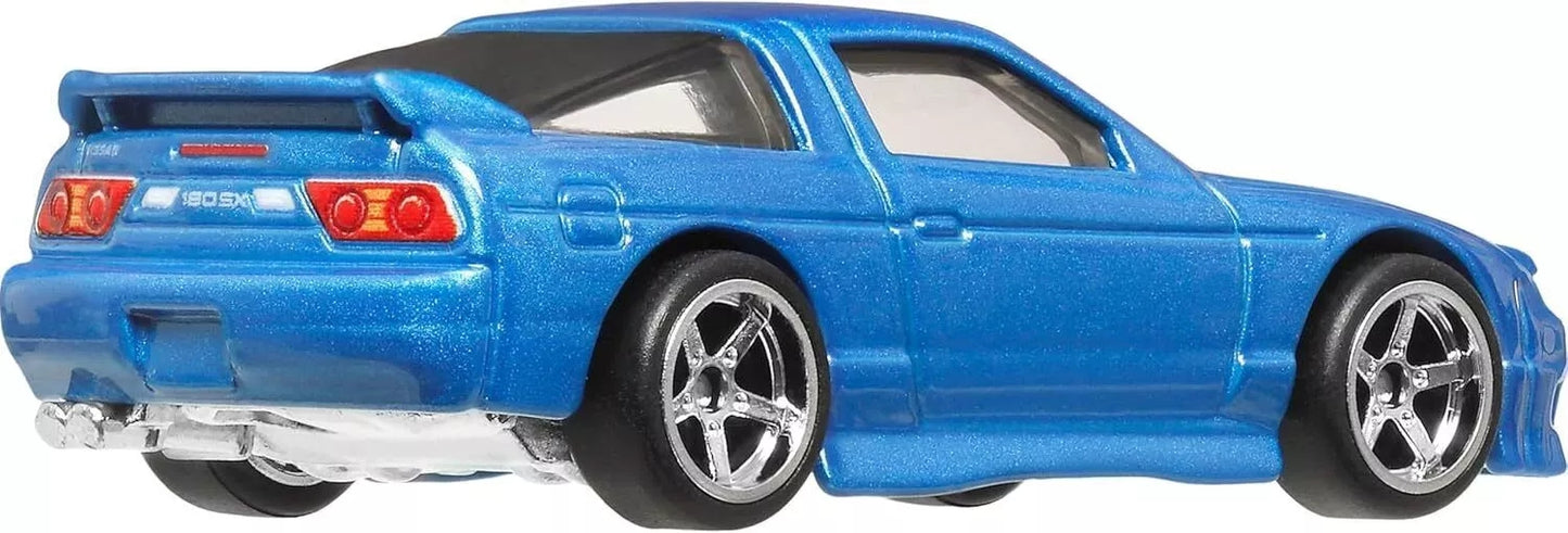 Hot Wheels Rápido y Furioso 1996 Nissan 180SX Type X HVR62 - Premium con pilotos reales