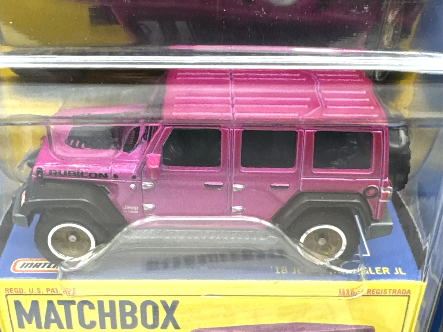 Jeep Wrangler JL HVW24 de collection MATCHBOX 2018 - Premium avec pneus True Grip
