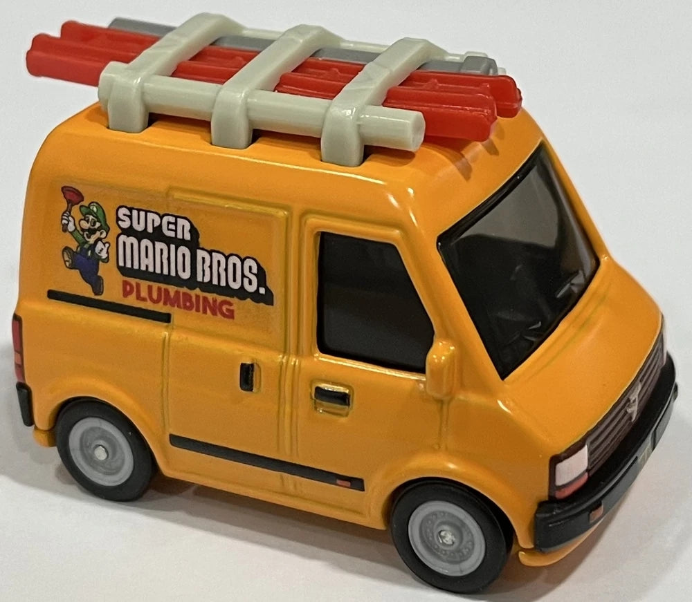 Hot Wheels Cultura Pop La Película de Super Mario Bros. Plumber Van HXF03 - Premium con Pilotos Reales - Mix 4