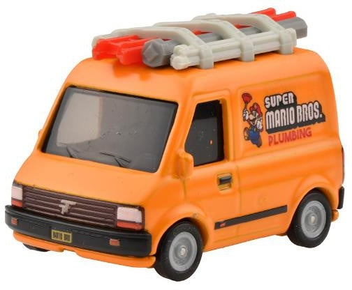 Hot Wheels Cultura Pop La Película de Super Mario Bros. Plumber Van HXF03 - Premium con Pilotos Reales - Mix 4