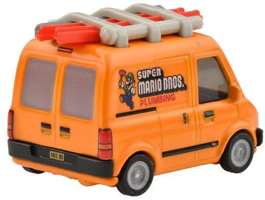 Hot Wheels Cultura Pop La Película de Super Mario Bros. Plumber Van HXF03 - Premium con Pilotos Reales - Mix 4